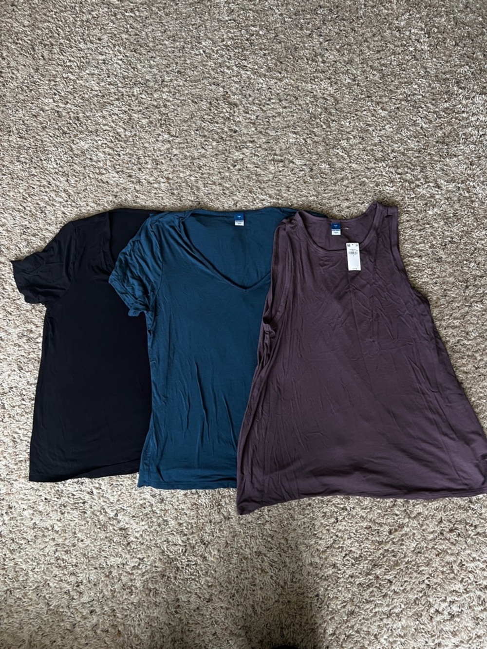 Old Navy luxe V-Neck Short Sleeve Tees and tank